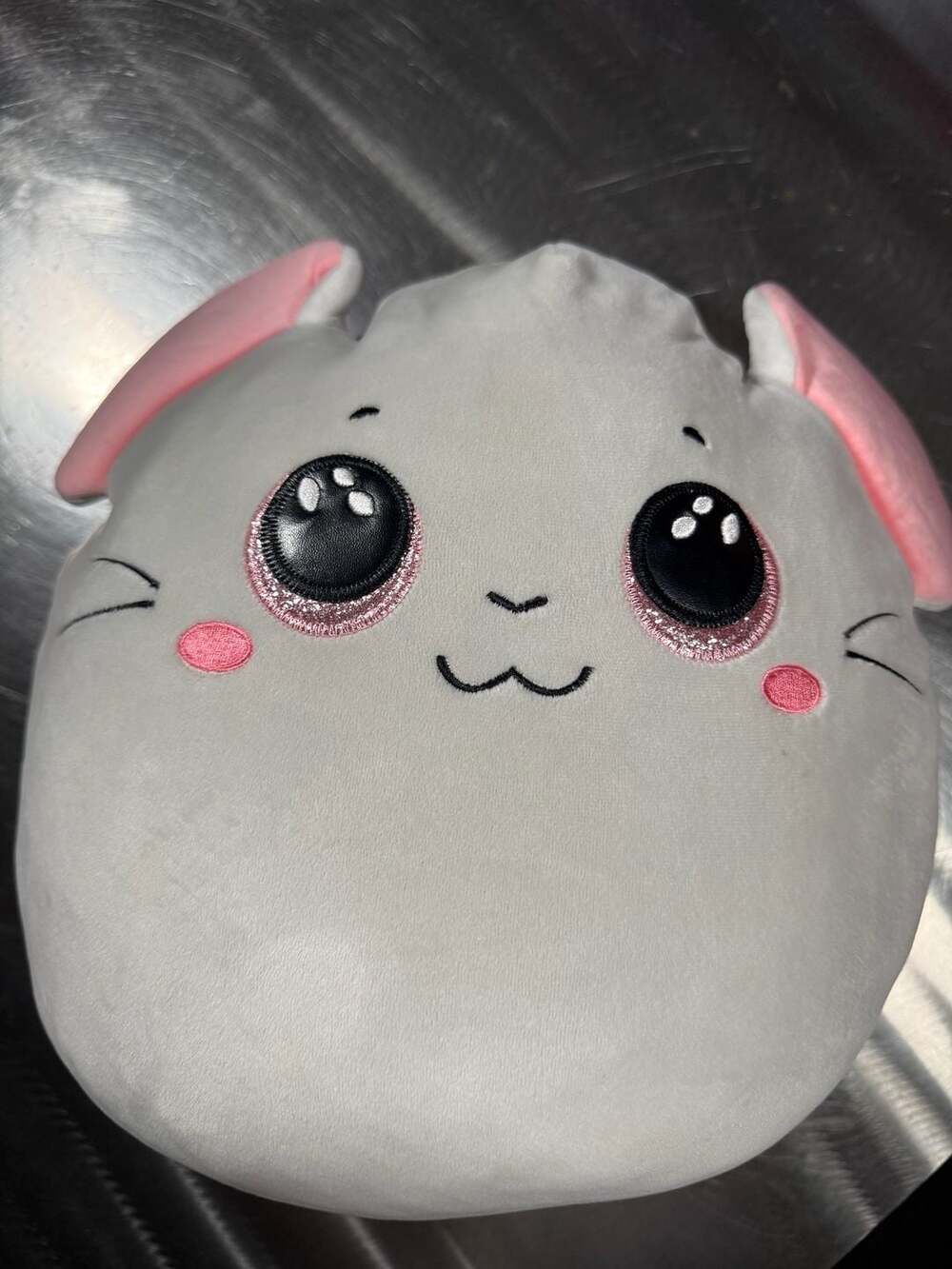 Plush Lot: Ty Squish-a-Boos Catnip the Mouse and Squishmallows Shaun the Schnauz